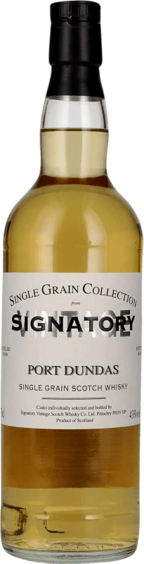 82,95 € Envío gratis | Whisky Single Malt Signatory Vintage Single Grain Collection at Port Dundas Reino Unido 15 Años Botella 70 cl