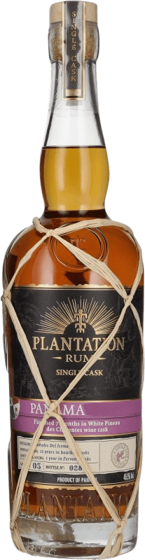 74,95 € Kostenloser Versand | Rum Plantation Rum Panama White Pineau des Charentes Cask Finish — Fassreifung, Single Cask — Einzelfass Barbados 70 cl