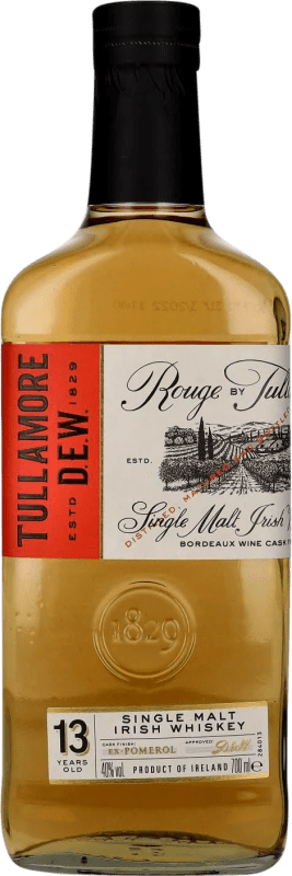 97,95 € Spedizione Gratuita | Whisky Single Malt Tullamore Dew Rouge Irlanda 13 Anni Bottiglia 70 cl