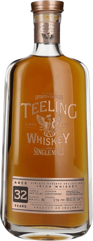 3 052,95 € Envio grátis | Whisky Single Malt Teeling Collection Vintage Reserva Irlanda 32 Anos Garrafa 70 cl