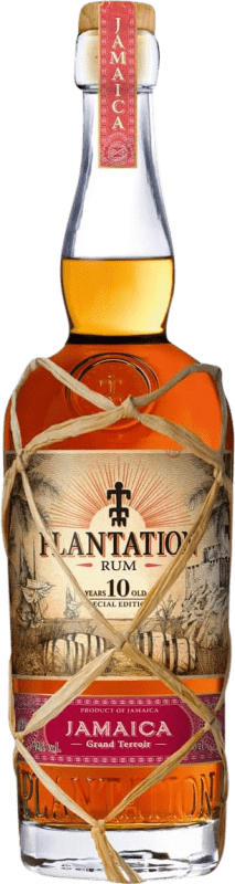 101,95 € 免费送货 | 朗姆酒 Plantation Rum Jamaica Special Edition 巴巴多斯 10 岁 瓶子 70 cl