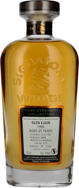 333,95 € 免费送货 | 威士忌混合 Signatory Vintage Cask Strength Collection at Glen Elgin 英国 25 岁 瓶子 70 cl