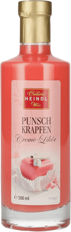 46,95 € Envío gratis | Crema de Licor Walter Heindl Punschkrapfen Austria Botella Medium 50 cl