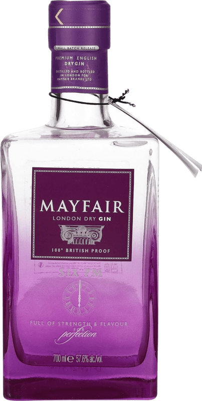 44,95 € Envío gratis | Ginebra Mayfair Six PM Edition Reino Unido Botella 70 cl