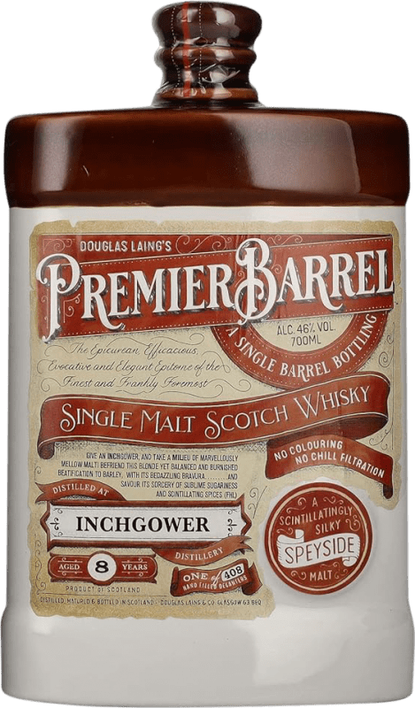 98,95 € Free Shipping | Whisky Single Malt Douglas Laing's Premier Barrel at Inchgower United Kingdom 8 Years Bottle 70 cl