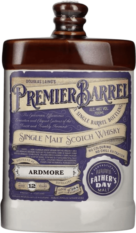 99,95 € Envoi gratuit | Whisky Single Malt Douglas Laing's Barrel at Ardmore Father's Day 1er Premier, Édition Limitée Royaume-Uni 12 Ans Bouteille 70 cl
