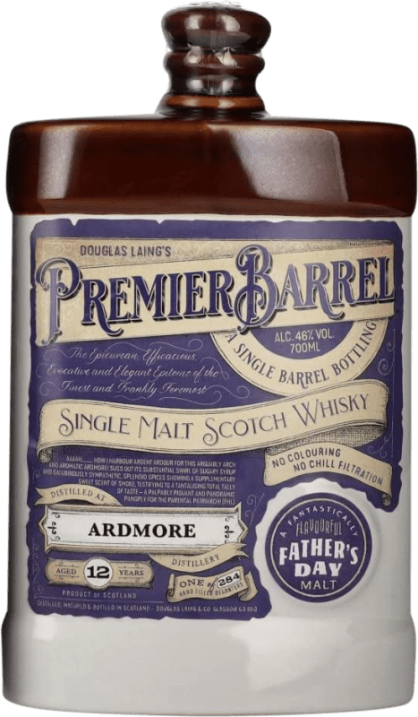 137,95 € Free Shipping | Whisky Single Malt Douglas Laing's Premier Barrel at Ardmore Father's Day Edition United Kingdom 12 Years Bottle 70 cl