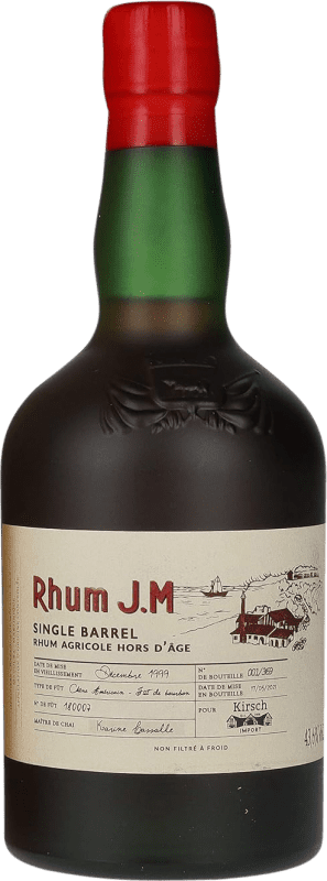 199,95 € Kostenloser Versand | Rum Rhumerie JM Single Barrel — Einzelfass, Agricole Hors d'Âge — Über XO Niederländische Antillen Medium-Flasche 50 cl