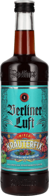 21,95 € Envío gratis | Licores Berliner Luft Mixed Kräuterfix der Frische Pfefferminzlikör Alemania Botella 70 cl