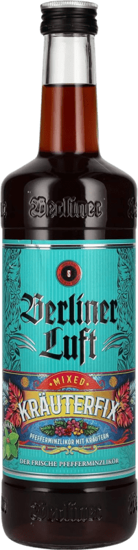 35,95 € Spedizione Gratuita | Liquori Berliner Luft Mixed Kräuterfix der Frische Pfefferminzlikör Germania Bottiglia 70 cl