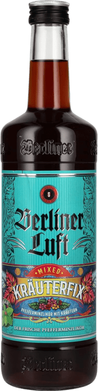 25,95 € Envio grátis | Licor de Ervas Berliner Luft Alemanha 70 cl Pfefferminze — Hortelã-Pimenta