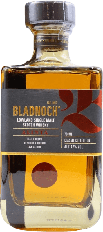 135,95 € Envío gratis | Whisky Single Malt Bladnoch Alinta Lowlands Reino Unido Botella 70 cl