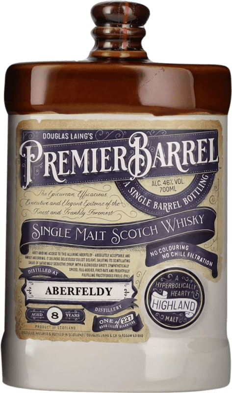 89,95 € Envoi gratuit | Whisky Single Malt Douglas Laing's Barrel at Aberfeldy 1er Premier Royaume-Uni 8 Ans Bouteille 70 cl