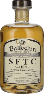 146,95 € Envoi gratuit | Single Malt Whisky Edradour Ballechin Bourbon Cask Matured SFTC Straight From The Cask Royaume-Uni 10 Ans Bouteille Medium 50 cl