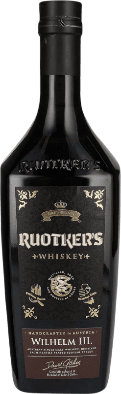 89,95 € Kostenloser Versand | Whiskey Single Malt Ruotker's Wilhelm III Österreich Flasche 70 cl