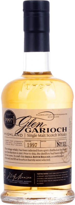 118,95 € Envio grátis | Whisky Single Malt Glen Garioch Vintage Highlands Reino Unido Garrafa 70 cl