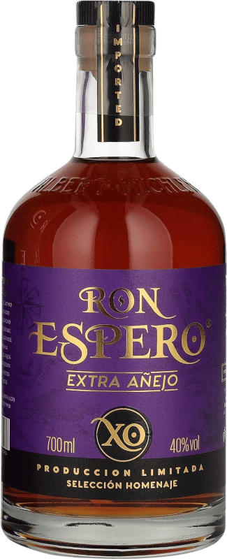 78,95 € 免费送货 | 朗姆酒 Espero Extra Añejo XO 多明尼加共和国 瓶子 70 cl