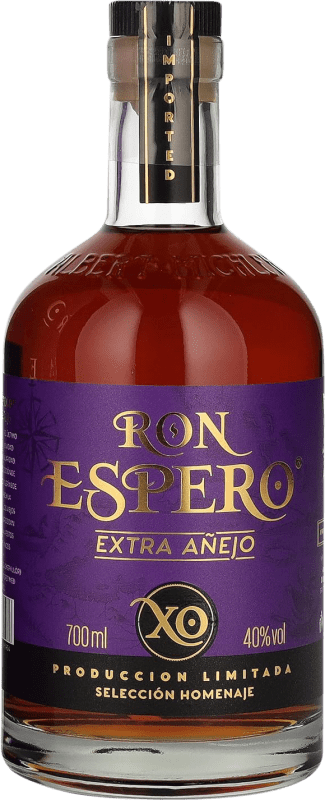 48,95 € Бесплатная доставка | Ром Espero Extra Añejo XO Доминиканская Респблика бутылка 70 cl
