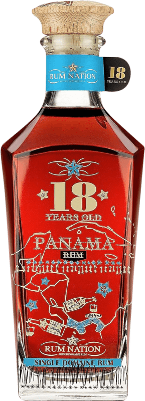 118,95 € Free Shipping | Rum Rum Nation Panama Reunion 18 Years Bottle 70 cl