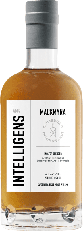 68,95 € Free Shipping | Single Malt Whisky Mackmyra Intelligens AI02 Sweden 70 cl