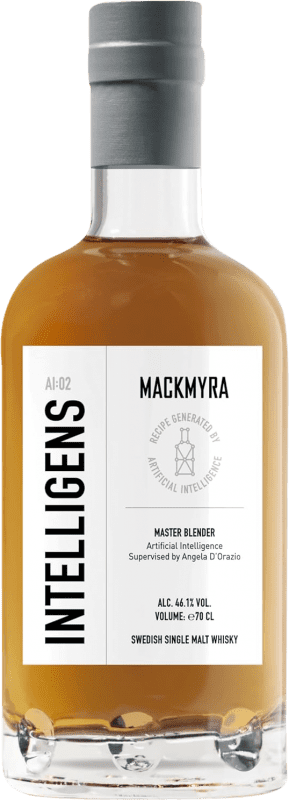 96,95 € Kostenloser Versand | Whiskey Single Malt Mackmyra Intelligens AI02 Schweden Flasche 70 cl