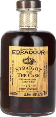 122,95 € Бесплатная доставка | Купажированный виски Edradour Ballechin Sherry Butt SFTC Straight From The Cask Объединенное Королевство 10 Лет бутылка Medium 50 cl