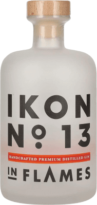 249,95 € Envio grátis | Gin In Flames Ikon Nº 13 Autograph Limited Edition Suécia Garrafa Medium 50 cl