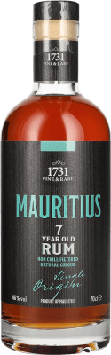 95,95 € 送料無料 | ラム 1731 Fine & Rare Mauritius Single Origin Old — 古酒 ベリーズ 7 年 70 cl