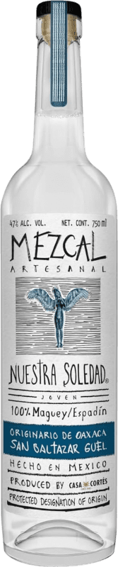 78,95 € Spedizione Gratuita | Mezcal Nuestra Soledad San Baltazar Guelavila Giovane Messico Bottiglia 70 cl