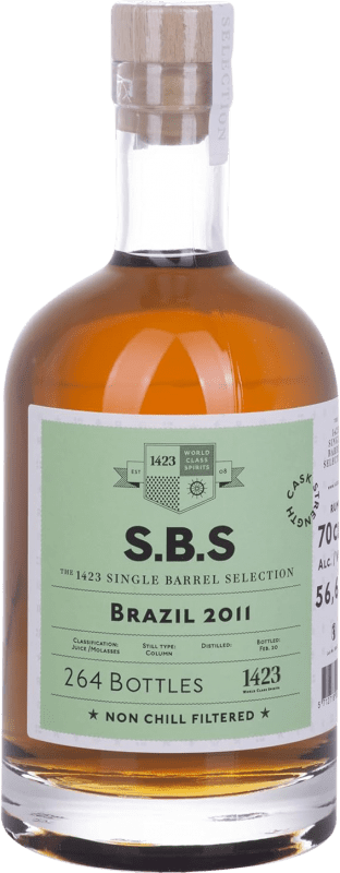 129,95 € 送料無料 | ラム 1423 World Class Spirits S.B.S Brazil Single Barrel Selection トリニダード・トバゴ ボトル 70 cl