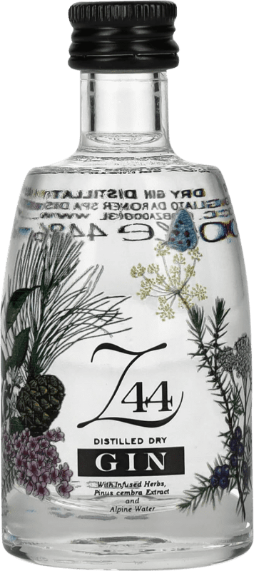 11,95 € Spedizione Gratuita | Genever Gin Roner Z44 Italia Bottiglietta Mignon 5 cl