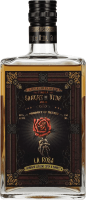 Tequila Sangre de Vida Loteria La Rosa Añejo 35 cl