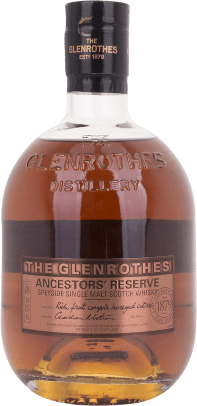331,95 € 送料無料 | ウイスキーブレンド Glenrothes Ancestores 予約 イギリス ボトル 70 cl