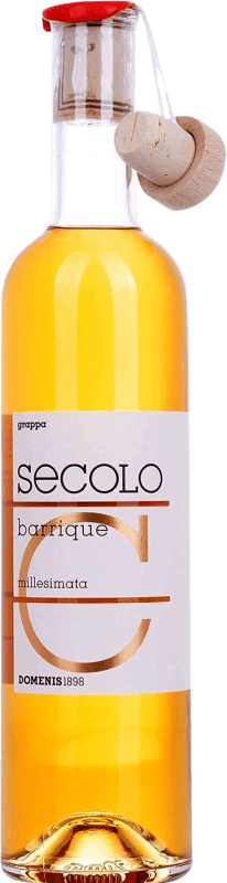 63,95 € Spedizione Gratuita | Grappa Domenis 1898 Secolo Millesimato Botte Italia Bottiglia Medium 50 cl