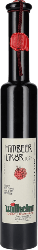 19,95 € Envio grátis | Licores Wilhelm Áustria Garrafinha Terço 35 cl Himbeere — Framboesa