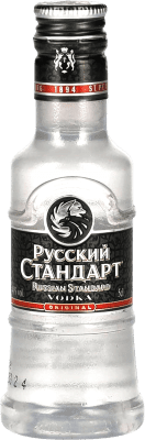 13,95 € Envío gratis | Vodka Russian Standard PET Rusia Botellín Miniatura 5 cl