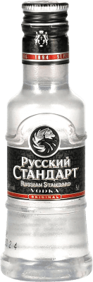 2,95 € Envío gratis | Vodka Russian Standard Rusia Botellín Miniatura 5 cl PET