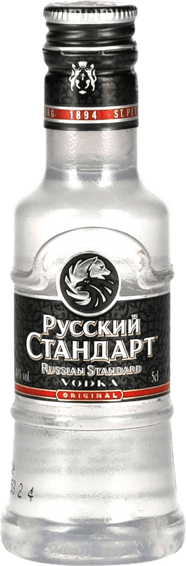 13,95 € 免费送货 | 伏特加 Russian Standard PET 俄罗斯联邦 微型瓶 5 cl