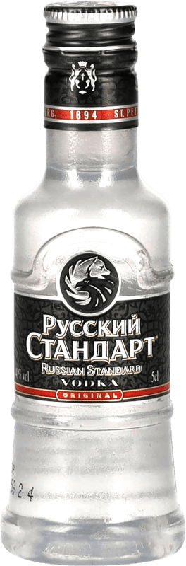 2,95 € 送料無料 | ウォッカ Russian Standard ロシア連邦 ミニチュアボトル 5 cl PET — ペット