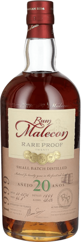 119,95 € Бесплатная доставка | Ром Bodegas de América Rare Proof Añejo Панама 20 Лет бутылка 70 cl