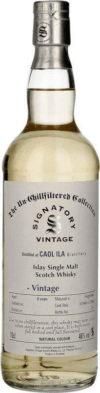 71,95 € Kostenloser Versand | Blended Whisky Signatory Vintage The Un-Chillfiltered at Caol Ila Collection — Kollektion Großbritannien 8 Jahre 70 cl