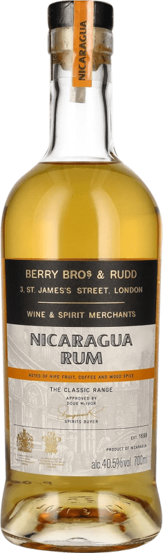 41,95 € Envoi gratuit | Rhum Berry Bros & Rudd Nicaragua The Classic Range Royaume-Uni Bouteille 70 cl