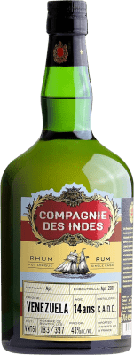 146,95 € 送料無料 | ラム Compagnie des Indes Venezuela Single Cask ベネズエラ 14 年 ボトル 70 cl