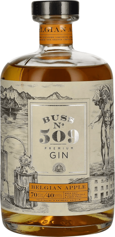 49,95 € Envoi gratuit | Gin Buss Nº 509 Appel Gin Belgique Bouteille 70 cl