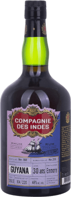 659,95 € Envio grátis | Rum Compagnie des Indes Guyana Single Cask Reino Unido 30 Anos Garrafa 70 cl