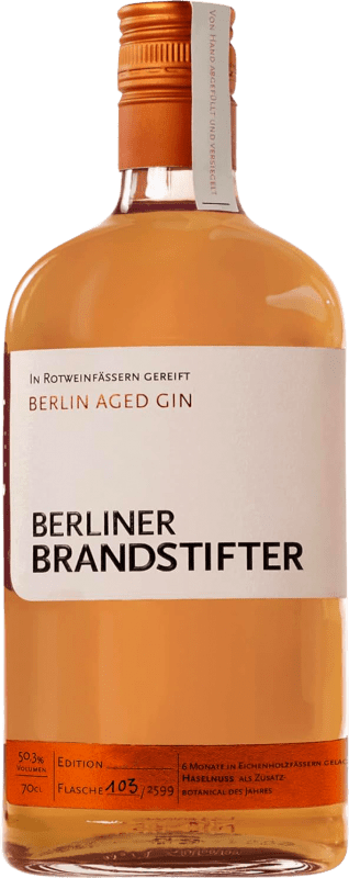 89,95 € Envío gratis | Ginebra The Berliner Brandstifter Aged Gin Alemania Botella 70 cl
