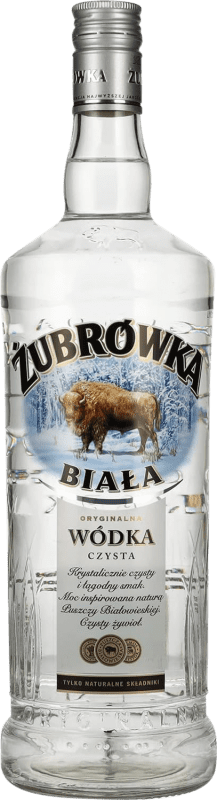 36,95 € Envio grátis | Vodca Zubrowka Biala The Original Polônia Garrafa 1 L