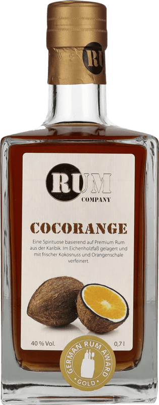 95,95 € Бесплатная доставка | Ром The Rum Company Cocorange Перу бутылка 70 cl