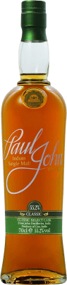 122,95 € 送料無料 | ウイスキーシングルモルト Paul John Classic Select Cask インド ボトル 70 cl