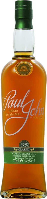 67,95 € 送料無料 | シングルモルトウイスキー Paul John Cask — 樽, クラシック, セレクション インド 70 cl